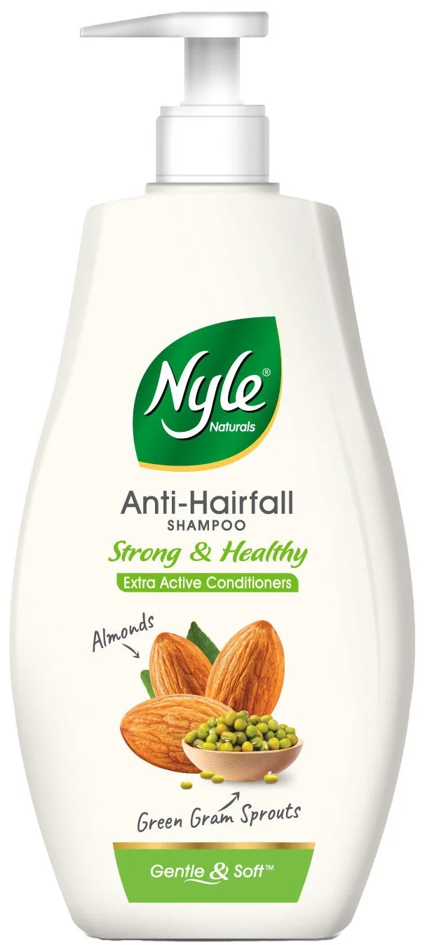 Dầu gội Nyle Strong And Healthy Shampoo With Almond And Green Gram Sprouts