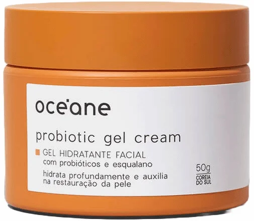 Oceane Gel Facial Com Probióticos E Esqualano - Probiotic Gel Cream
