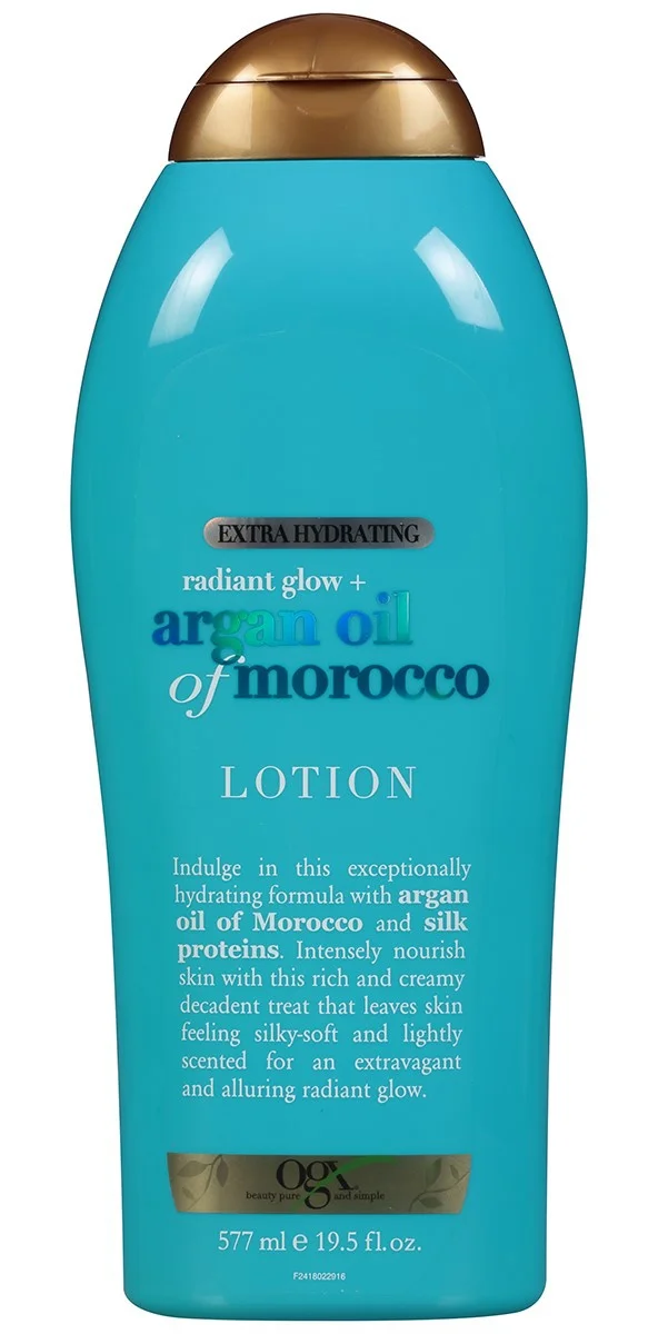 OGX Radiant Glow Argan Oil Of Morocco Extra Hydrating Body Lotion