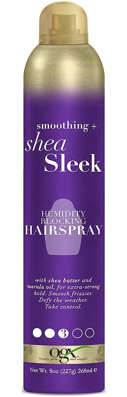OGX Smoothing + Shea Sleek Humidity Blocking Hairspray
