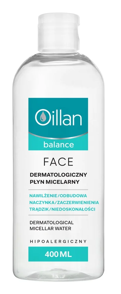 Oillan Balance Dermatologiczny Płyn Micelarny Do Twarzy