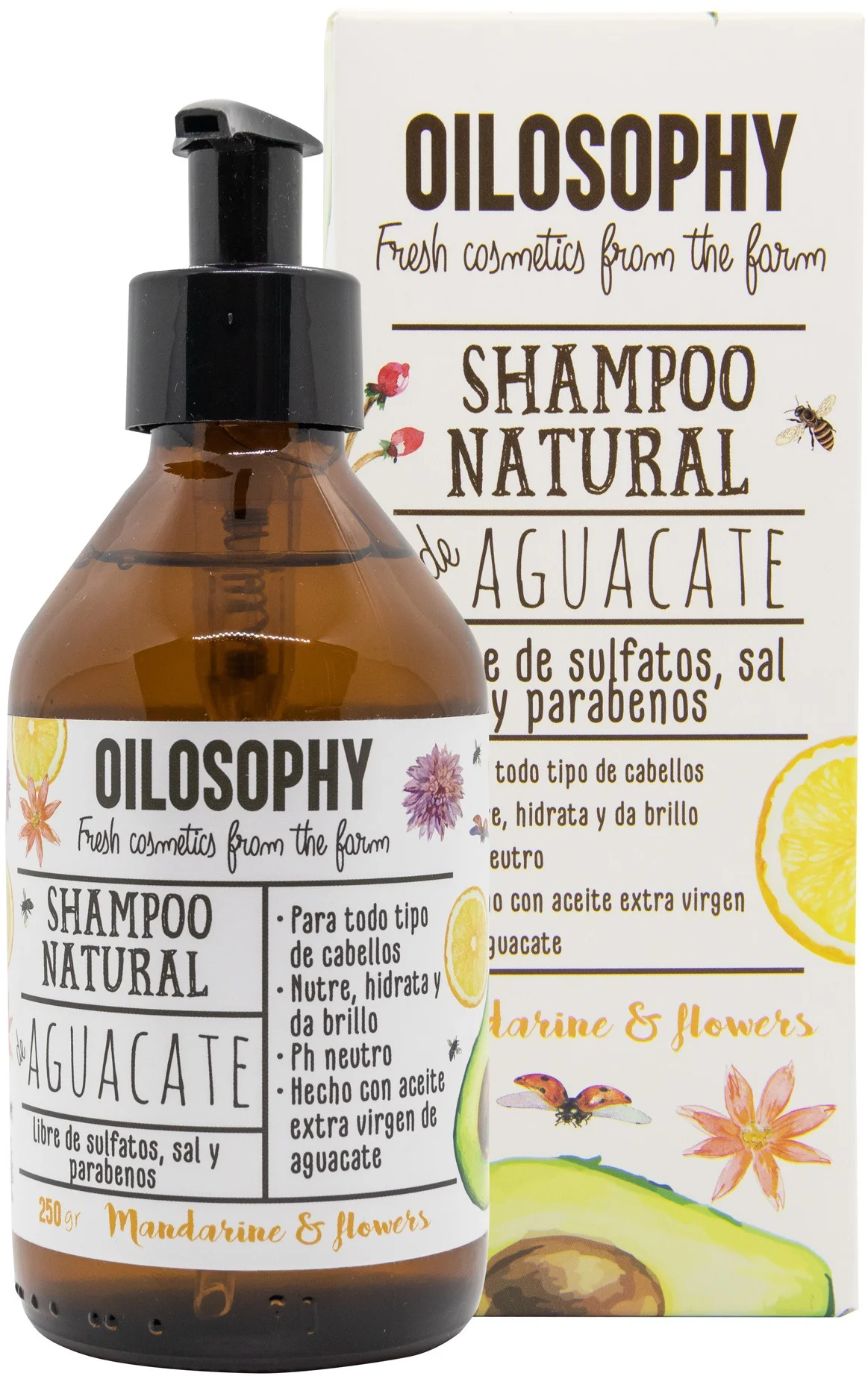 Dầu gội Oilosophy Shampoo Mandarin & Flowers