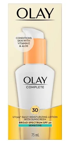 Olay Complete All Day Moisturizer Spf 30 For Sensitive Skin