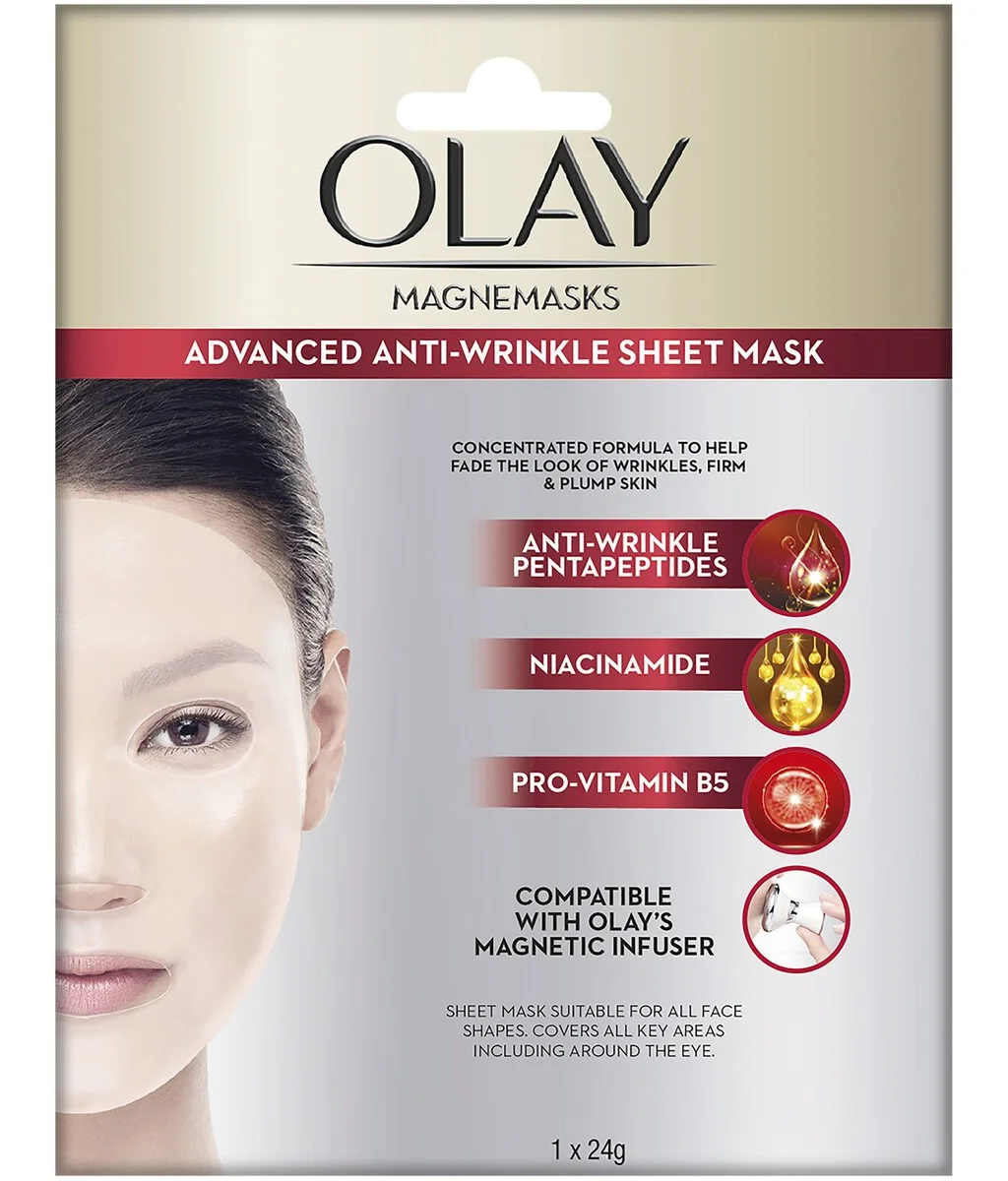 Mặt nạ Olay Magnemasks Advanced Anti Wrinkle Sheet Mask