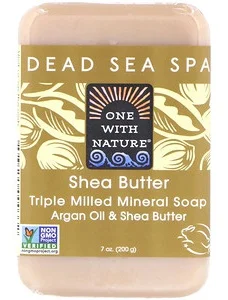 Xà phòng One With Nature Shea Butter Soap With Dead Sea Minerals & Argan Oil