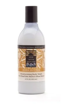 One With Nature Vanilla Shea Body Wash With Dead Sea Minerals And Shea Butter