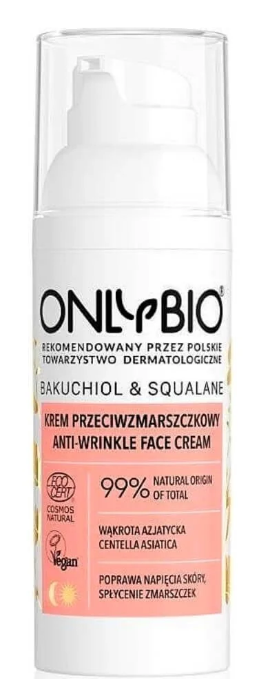 ONLYBIO Bakuchiol & Squalane: Anti-wrinkle Face Cream