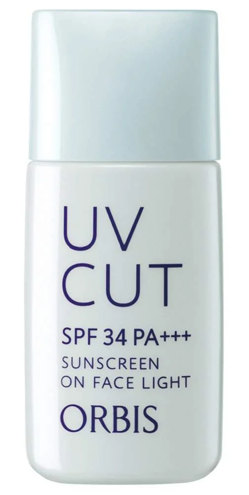 Orbis Uv Cut Sunscreen On Face Light Spf 34 Pa+++