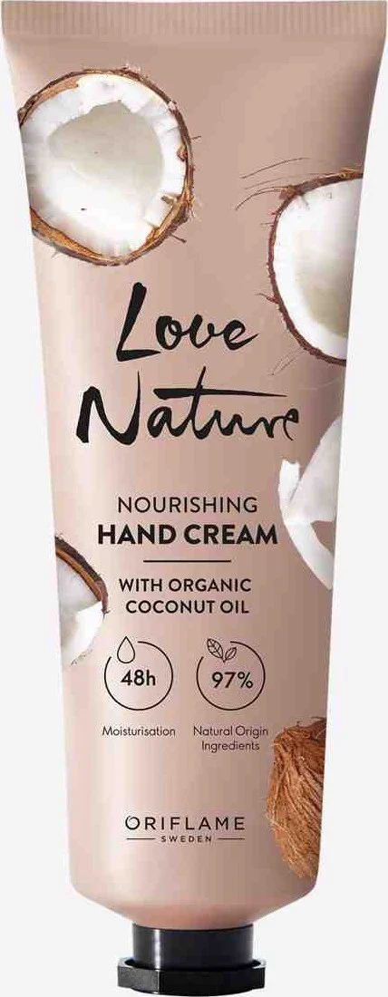 kem dưỡng da tay Oriflame Love Nature Coconut Hand Cream