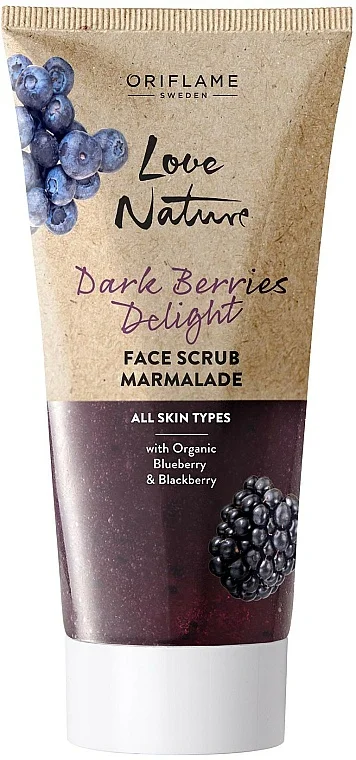 Tẩy da chết Oriflame Love Nature Dark Berries Delight Face Scrub Marmalade