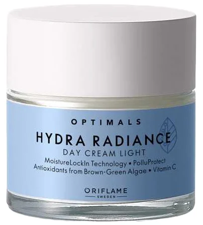 Kem Oriflame Optimals Hydra Radiance Day Cream Light