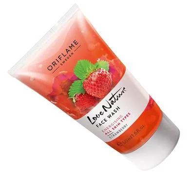 Oriflame Sweden Love Nature Face Wash Energising Strawberry