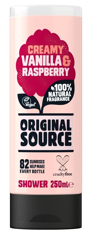 original source Vanilla & Raspberry Shower Gel