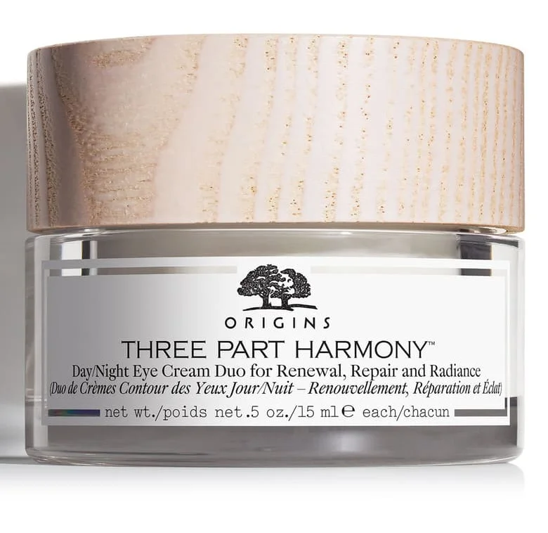 Origins Three Part Harmony™ Day & Night Eye Cream Duo for Renewal, Repair and Radiance