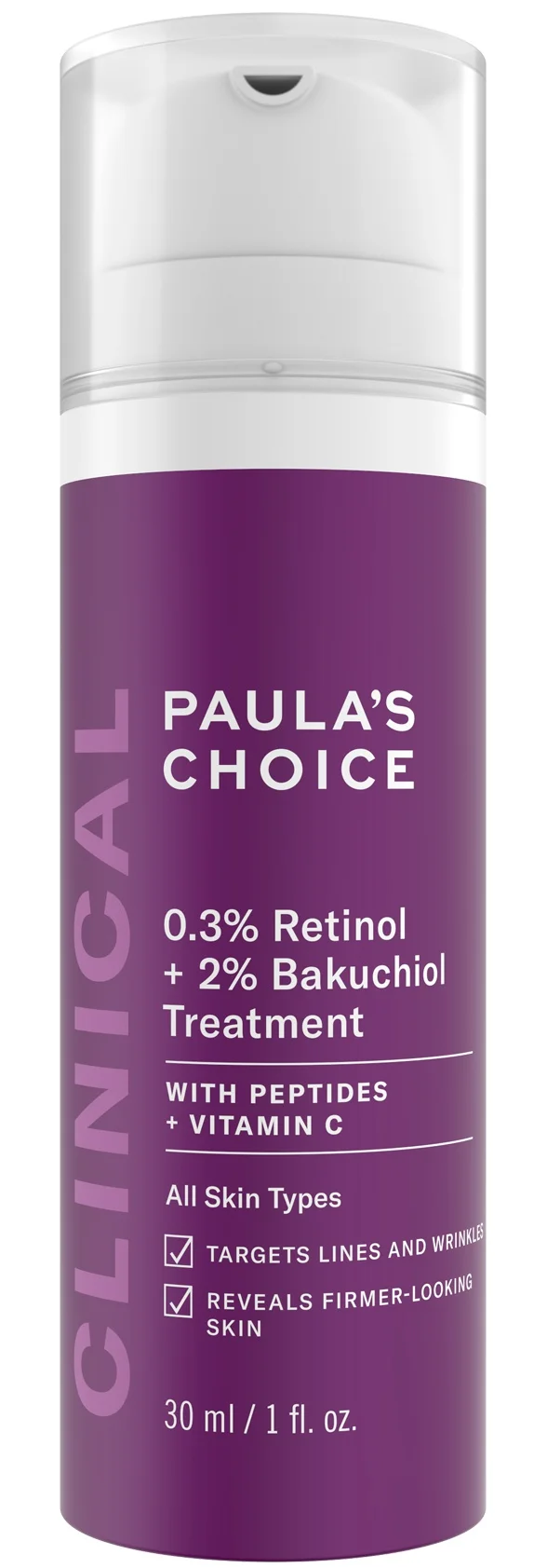 Sản phẩm đặc trị Paula's Choice 0.3% Retinol + 2% Bakuchiol Treatment