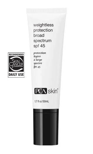 PCA Skin Weightless Protection Broad Spectrum SPF 45