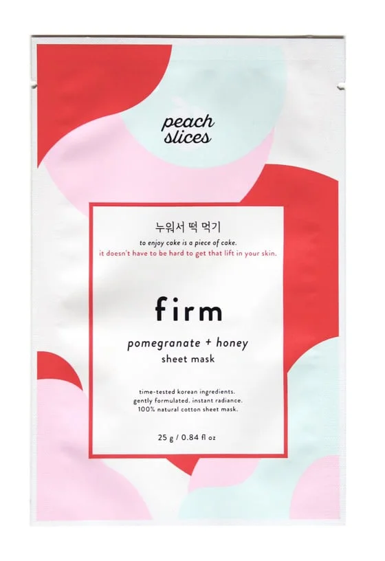 Peach Slices Firm Mask