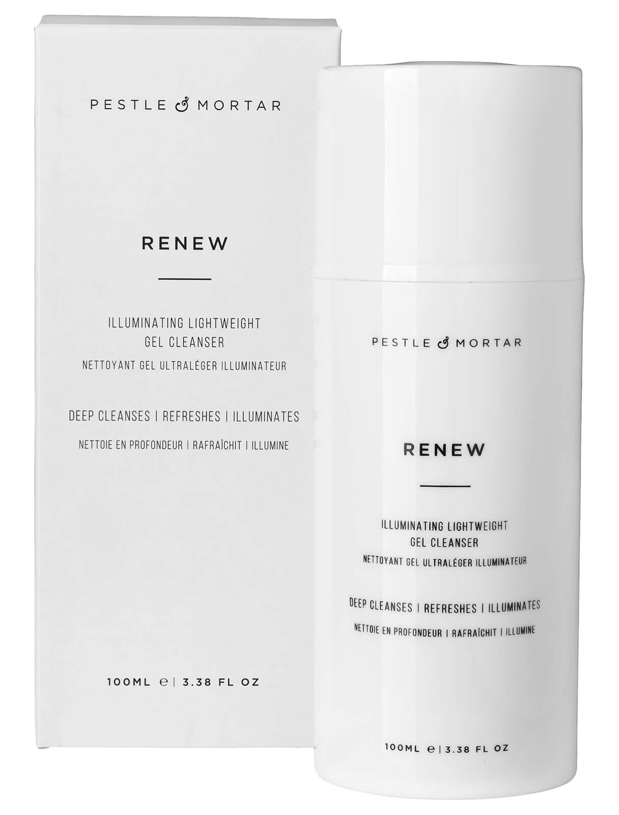 Full ingredients list Pestle & Mortar Renew Gel Cleanser