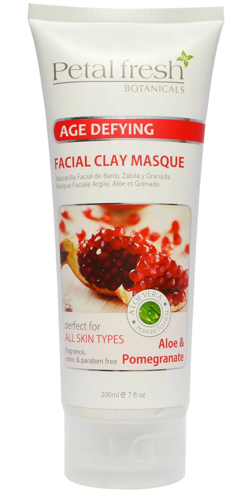 Petal Fresh Botanicals Age Defying Facial Clay Masque, Aloe & Pomegranate