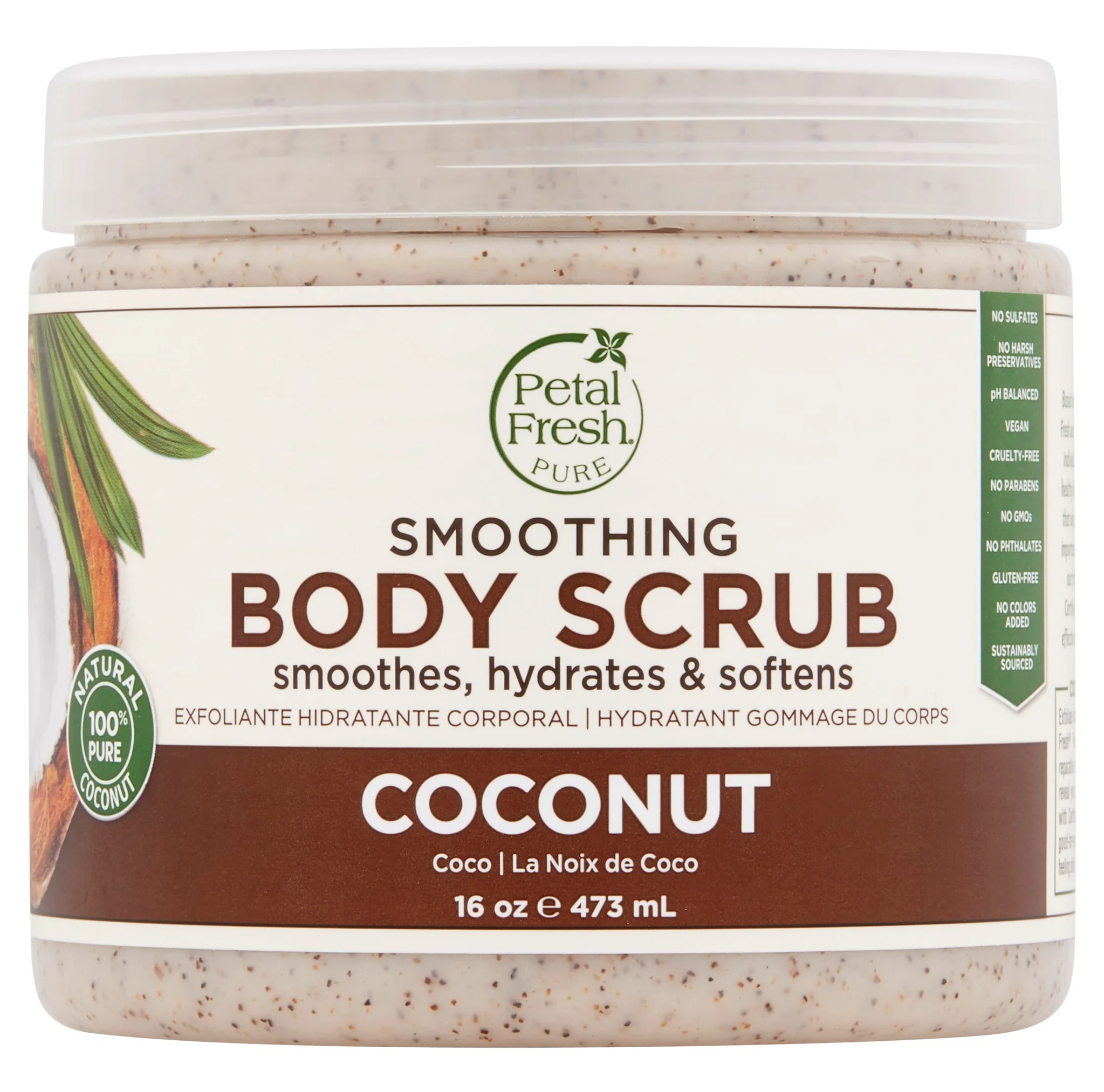 Petal Fresh Coconut Oil Smoothing Body Scrub