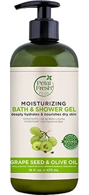 Dưỡng ẩm Petal Fresh Moisturizing Bath & Shower Gel Grape Seed & Olive Oil