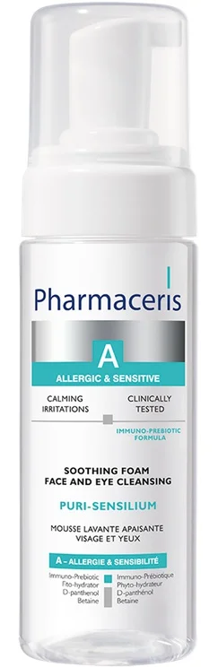 Pharmaceris A Soothing Foam Face And Eye Cleansing Puri-Sensilium