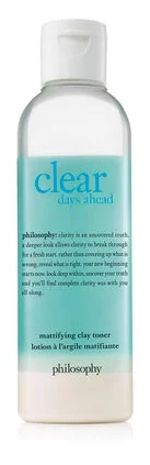 philosophy Clear Days Ahead Mattifying Clay Facial Toner