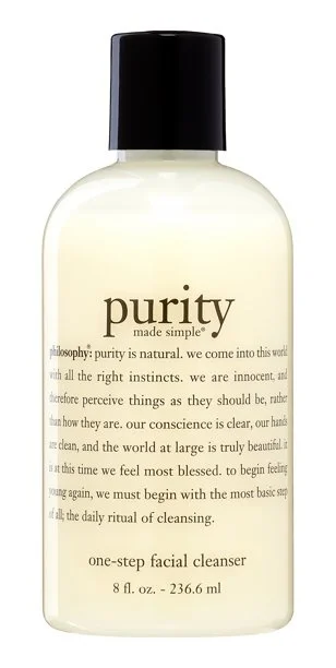 Sữa rửa mặt philosophy Purity Made Simple One-Step Facial Cleanser (paraben-free)
