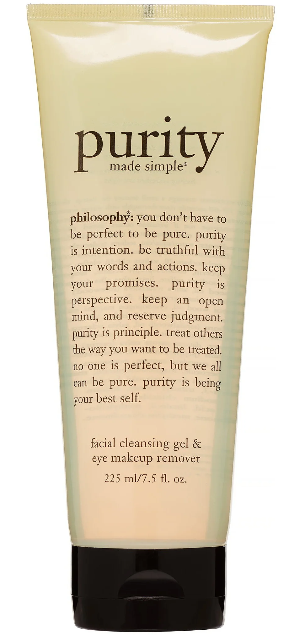 Gel rửa mặt philosophy Purity Made Simple Cleansing Gel And Eye Makeup Remover