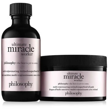philosophy Ultimate Miracle Worker Retinol+Superfood Oil Pads