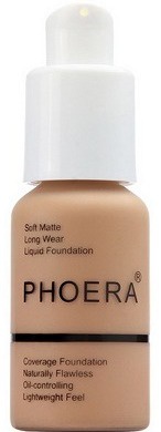 Phoera AQUAPURITY Foundation – Volle Deckkraft, Wasserfest & Mattierend (12 Farbtöne, Vegan)