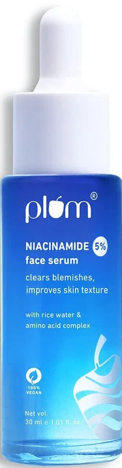 Plum 5% Niacinamide Face Serum With Rice Water & Amino Acid Complex