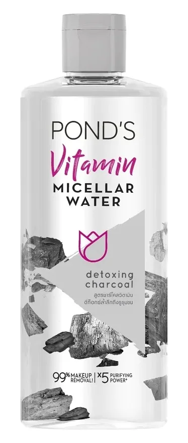 Nước tẩy trang Pond's Ponds Vitamin Micellar Water Detoxifying Charcoal