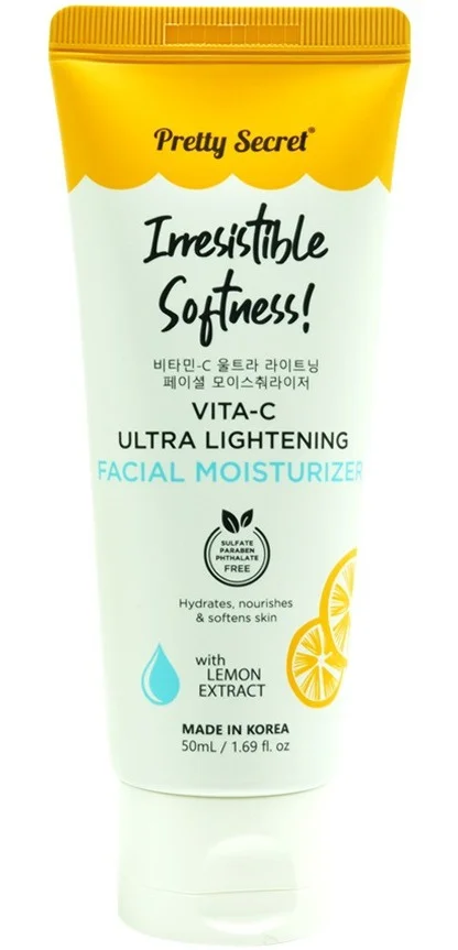 Kem dưỡng ẩm Pretty Secret Irresistible Softness Vita-c Ultra Lightening Facial Moisturizer