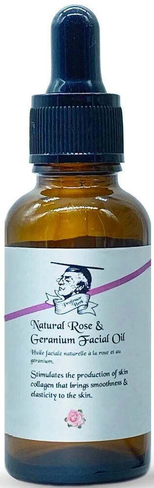 Professor Herb’s Natural Rose & Geranium Facial Oil