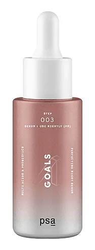 PSA Goals Multi Acids& Probiotics Perfecting Night Serum