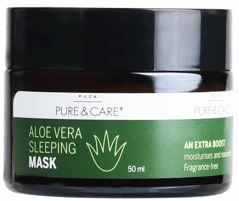 Full ingredients list Puca Pure & Care Aloe Vera Sleeping Mask