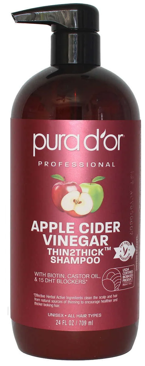 Dầu gội Pura D'or Apple Cider Vinegar - Thin2Thick Shampoo