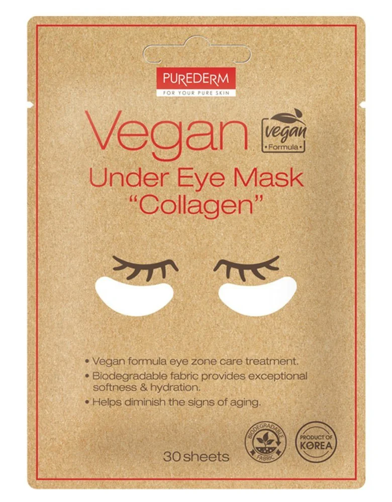 Mặt nạ Purederm Vegan Under Eye Mask Collagen
