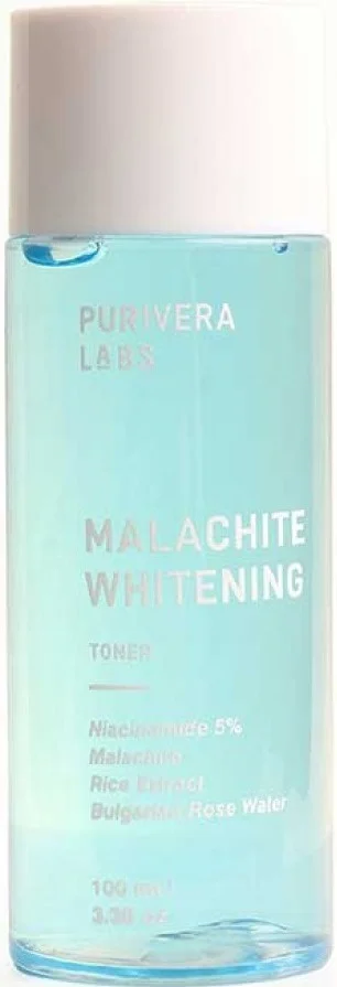 Nước hoa hồng Purivera Labs Malachite Whitening Toner