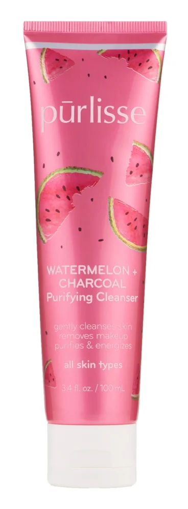 Sữa rửa mặt Purlisse Watermelon + Charcoal Purifying Cleanser