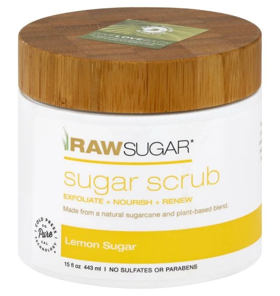 Tẩy da chết Raw Sugar Lemon Sugar Sugar Scrub
