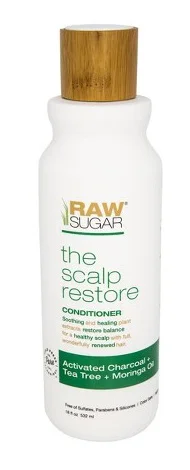 Raw Sugar Raw Sugar Scalp Renew Shampoo Activated Charcoal + Tea Tree + Moringa Oil