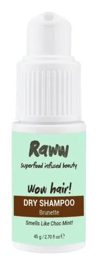 Dầu gội khô Raww Wow Hair! Dry Shampoo - Choc Mint For Brunettes