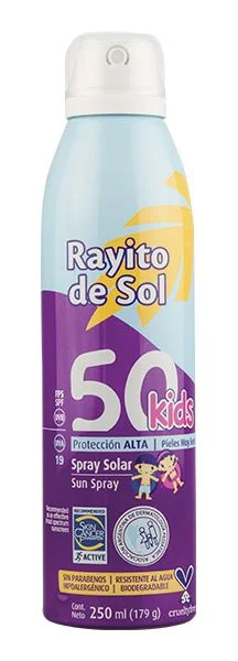 Xịt Rayito de Sol Spray Solar Fps50 Kids