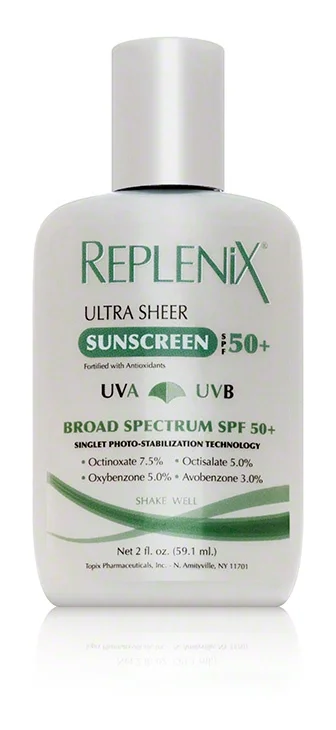 Kem chống nắng Replenix Ultra Sheer Sunscreen Spf 50+