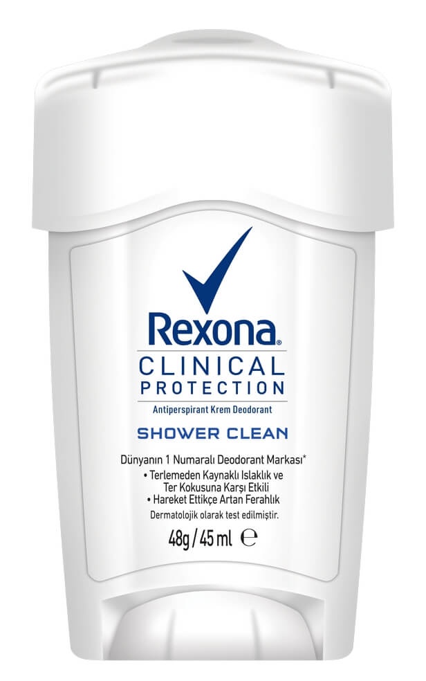Ingredients list Rexona Clinical Protection Shower Clean