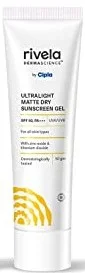 Kem chống nắng Rivela Dermascience Ultra Light Matte Dry Sunscreen Gel