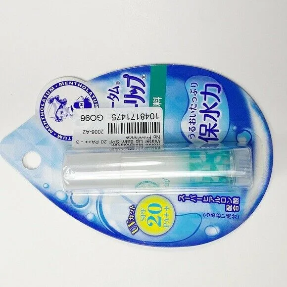 Rohto Mentholatum Water Lip Balm Spf 20 Pa++ No Fragrance
