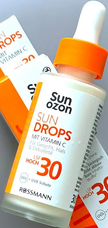 Rossmann Sunozon Sun Drop Mit Vitamin C Lsf30